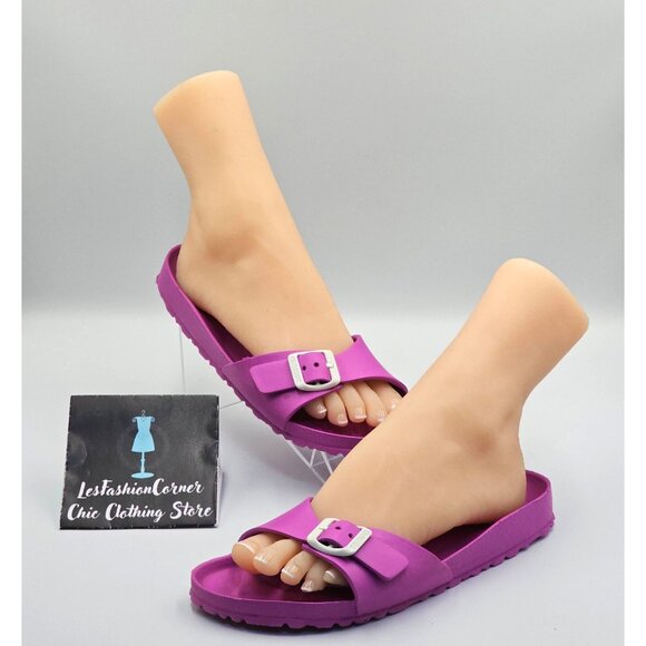 Birkenstock Women's Magenta Eva Madrid Essential Sandals Slippers Size 8 2634 - Picture 6 of 16